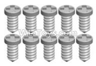Wltoys K969 Parts-K989-12 Screws(10pcs)-1.2X3PA,1:28 Wltoys K696 Rc Car Spare Parts Replacement accessories,K969 On Road Drift Racing Truck Car Parts